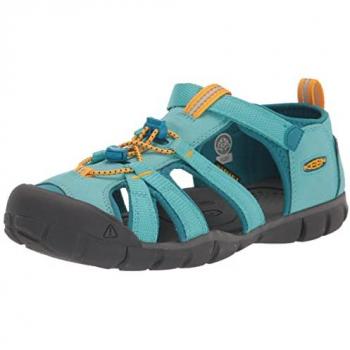 Sandalias Juvenil Keen Seacamp II CNX, características: diseño unisex, color azul (Ipanema/Fjord Blue), talla 34 EU, ideal para actividades al aire libre