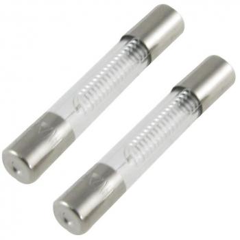 sourcing map Horno microondas 0.7A 5KV Tubos de fusibles de vidrio axiales 6 mm x 40 mm 5 piezas