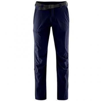Maier Sports Men's Nil Hiking Pants - Breathable Outdoor Trousers with Roll-Up Function in Night Sky