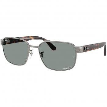 Ray-Ban RB3751Ch Polarized 004/3R Anteojos de Sol para Hombre Gunmetal 58 Lentes