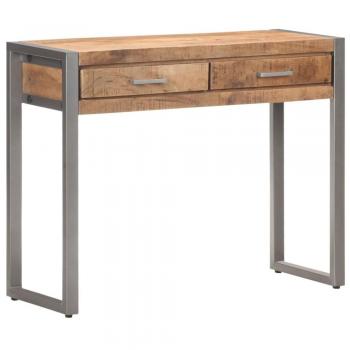 Solid Mango Wood Console Table 37.4x13.8x29.5
