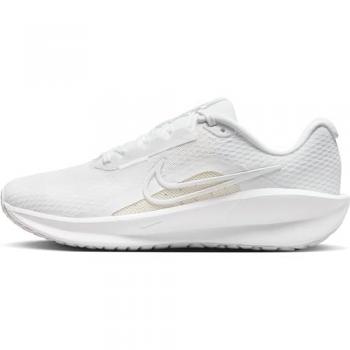 Nike Downshifter 13 Zapatillas de running para mujer en color blanco, con cordones, plantilla extraíble y diseño ideal para asfalto, talla 37.5