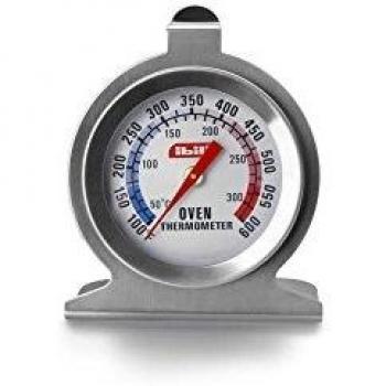 Ibili 743400 – Termómetro para horno, 7 x 6 cm, plata/blanco, 1 unidad