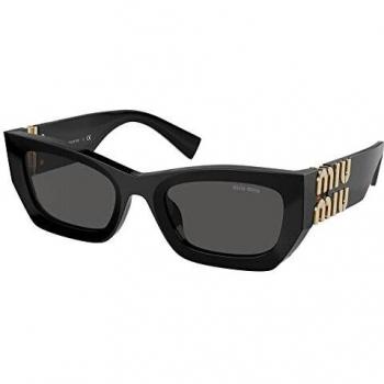 Miu Miu MU09WS 1AB5S0 Women's Square Black Sunglasses Size 53