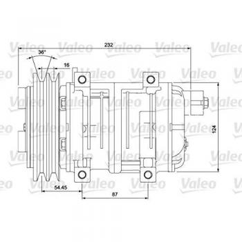 Compresor de Aire Acondicionado VALEO 700868