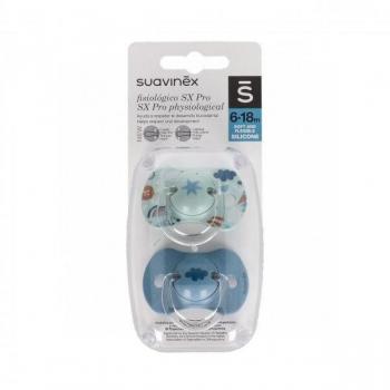 Suavinex Physiological Silicone Soother 6-18M 2U