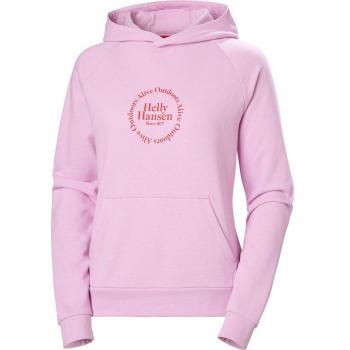 Sudadera Helly Hansen Core Graphic Hoodie rosa para mujer