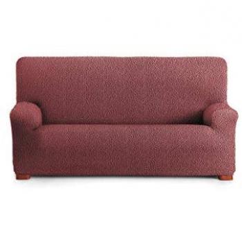 Funda sofá bielástica Roc 4 plazas elástica burdeos 210-290 cm, dimensiones 70 x 120 x 290 cm, modelo mod/5 relax roc premium c/8, color 8