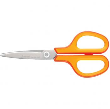 Rexel X3 - Tijeras de acero inoxidable, color naranja