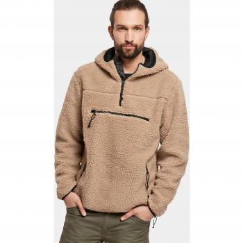 Chaqueta Teddy Worker Beige Brandit para hombre, tipo chaqueta, color beige, estilo worker, con forro de felpa teddy