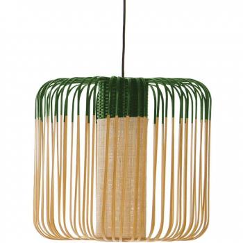 Lámpara Colgante Forestier Bamboo Light M Ø45 cm Verde