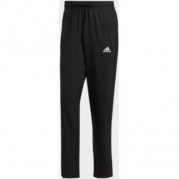 Adidas Essentials Stanford AEROREADY Open Hem Embroidered Logo Hombre Pantalón de Entrenamiento - Negro, Blanco