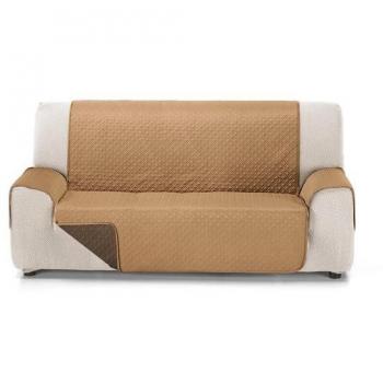 Cubresofá Reversible Bicolor Talla 4 Plazas Beige/Marrón