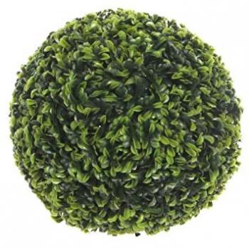 Esfera Decorativa de Hoja de Té Verde Artificial Ø27cm