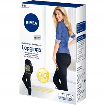 Nivea Leggings Q10 Reafirmantes Y Remodeladores, Talla S y M - 1 unidad