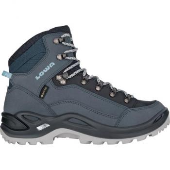 Botas de montaña de mujer Lowa Renegade Gore-Tex Mid azul oscuro negro - Talla 39.5