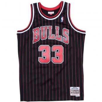Chicago Bulls Scottie Pippen 1995-96 Hardwood Classics Alternate Swingman Jersey By Mitchell & Ness - Black - Mens