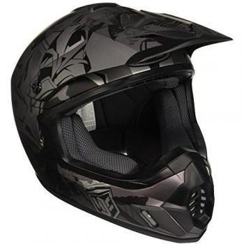 HJC 177175 X S Casco Moto, Negro/Gris, XS
