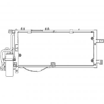 BEHR HELLA SERVICE 8FC 351 300-614  Condensador, aire acondicionado