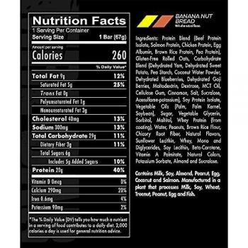Redcon1 Mre Bar Banana Nut Bread 67G x 12 800 g