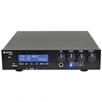 Amplificador Mezclador Ultra Compacto 30W con Bluetooth, USB y FM