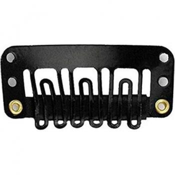 Hairasiers Hairaisers E-Clips Negro 1U, Único, Estándar