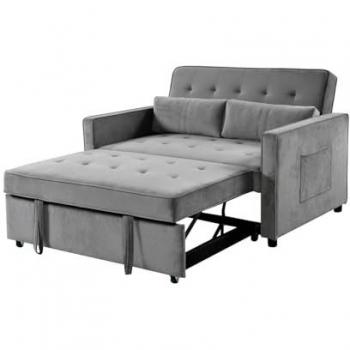 Sofá Cama de Matrimonio Japonés 132cm Gris