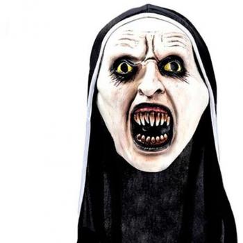 Máscara de Monja Gritando de látex.