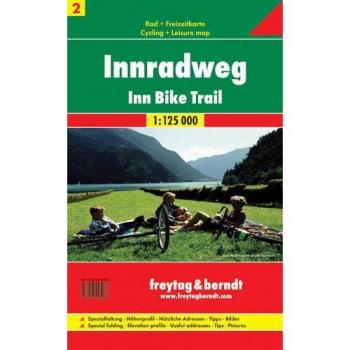 Inn. Piste ciclabili 1:125.000: Fietskaart 1:125 000 - Aa.vv