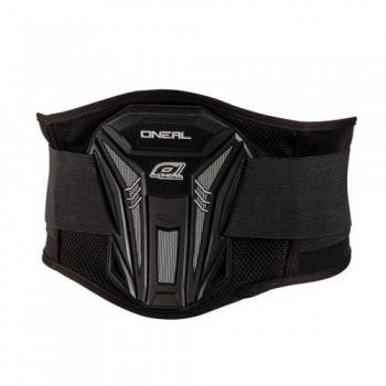 Cinturón de riñón O'Neal PXR Negro para motocross y enduro, ajuste de tamaño por correa, talla L/XL