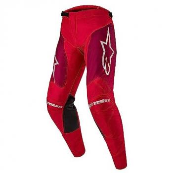 Pantalones de motocross Alpinestars Racer Hoen Rojo Marte-Burdeos, características: diseño para cross, color rojo y burdeos, talla 30