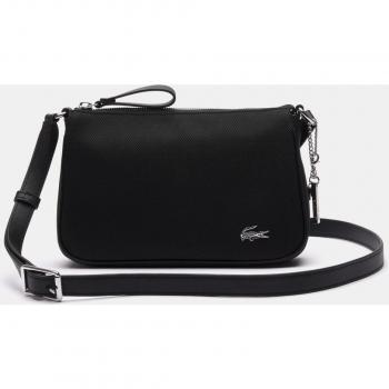 Lacoste NF4369DB Black Handbag - Canvas Shoulder Bag, Cross Body Bag, Women's Size: ONE SIZE