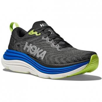 Zapatillas HOKA Gaviota 5 - Negro/Azul - Running Hombre - Talla 46
