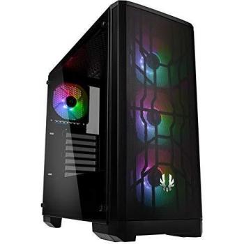 BITFENIX Nova Mesh TG A-RGB Midi-Tower, Tempered Glass - Negro
