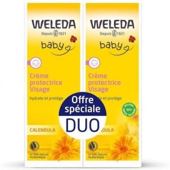 Weleda Baby Dúo Crema Protectora Facial Caléndula 2x50ml