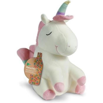 Unicornio de peluche sostenible con detalles brillantes y suaves El Corte Inglés.