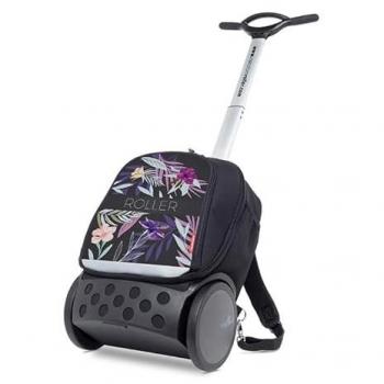 Mochila Roller Nikidom Up - Tropical Blue, tipo mochila con ruedas, diseñada para juventud unisex, en color multicolor tropical, talla única