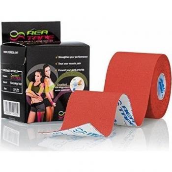 Rea Tape, Cinta de kinesiologia para lesiones 5 cms x 5 metros, Rojo 5900-N