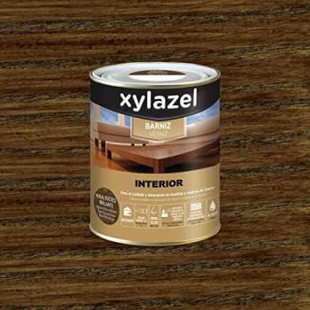 Xylazel Barniz Interior al agua Brillante Nogal 750 ml