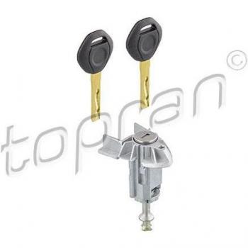 Bombín de cerradura TOPRAN 503 026, tipo cilindro, compatible con diversas marcas de vehículos, fabricado con materiales de alta calidad para mayor durabilidad y seguridad, incluye llaves específicas para el modelo