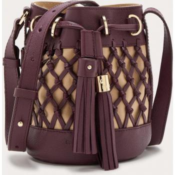 See by Chloé Vicki Shoulder Bag - Elegant Calfskin Bucket Bag, Purple female, Sizes: ONE SIZE