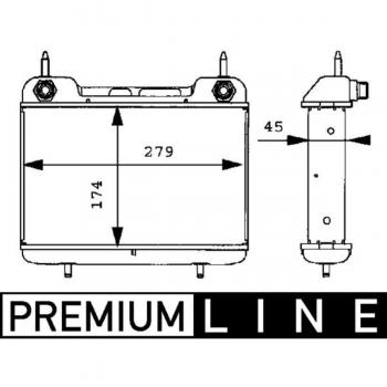 Radiador de aceite MAHLE ORIGINAL CLC 27 000P, enfriador de aceite con capacidad para mejorar la temperatura del motor, diseñado específicamente para vehículos, fabricado por MAHLE con alta calidad y eficiencia en la refrigeración