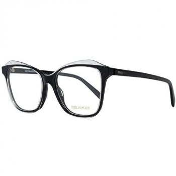 Emilio Pucci Women's Black Full-Rim Optical Frame EP5128 003 One Size