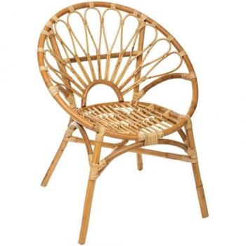 Sillón de Mimbre Praya Atmosphera, Diseño Elegante para Completar Tu Hogar, Material: mimbre natural, Estilo: elegante y moderno, Uso: interior y exterior, Comodidad: cojines incluidos