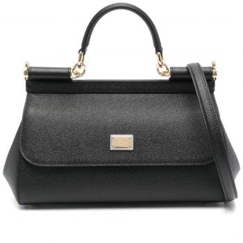Dolce & Gabbana Women's Sicily Shoulder Bag in Black | Size UNI | BB7652A100180999