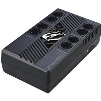 SAI Interactivo Power Walker VI 1000 MS FR 600 W - SAI (Sistema de Alimentación Ininterrumpida) interactivo, capacidad de 1000 VA / 600 W, tecnología de onda sinusoidal simulada,