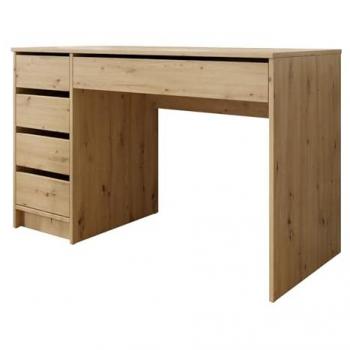 Mesa de Oficina Comfivo 312 con 5 Cajones, Roble Artisan, 120 x 75 x 55 cm