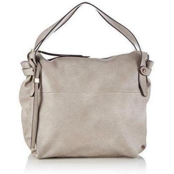 More & More Fanny Beutel - Bolso de mano de material sintético mujer, color gris, talla 40x33x22 cm