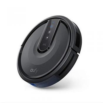 Anker T2117G11 - Aspiradora robotizada Bolsa para el polvo 0.6 L, 55 dB, Alfombra, Litio, Negro