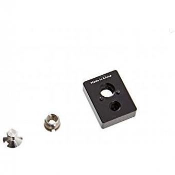DJI DJ1074 - Adaptador para Montura Universal de 1/4 y 3/8, Color Negro